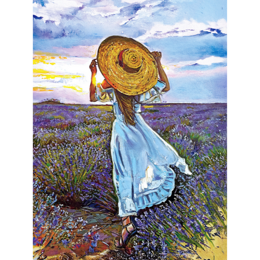 Slika po brojevima 30x40 Polja lavande SKM008