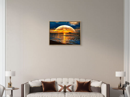 Slika po brojevima 30x40 Magični mesec SKM010