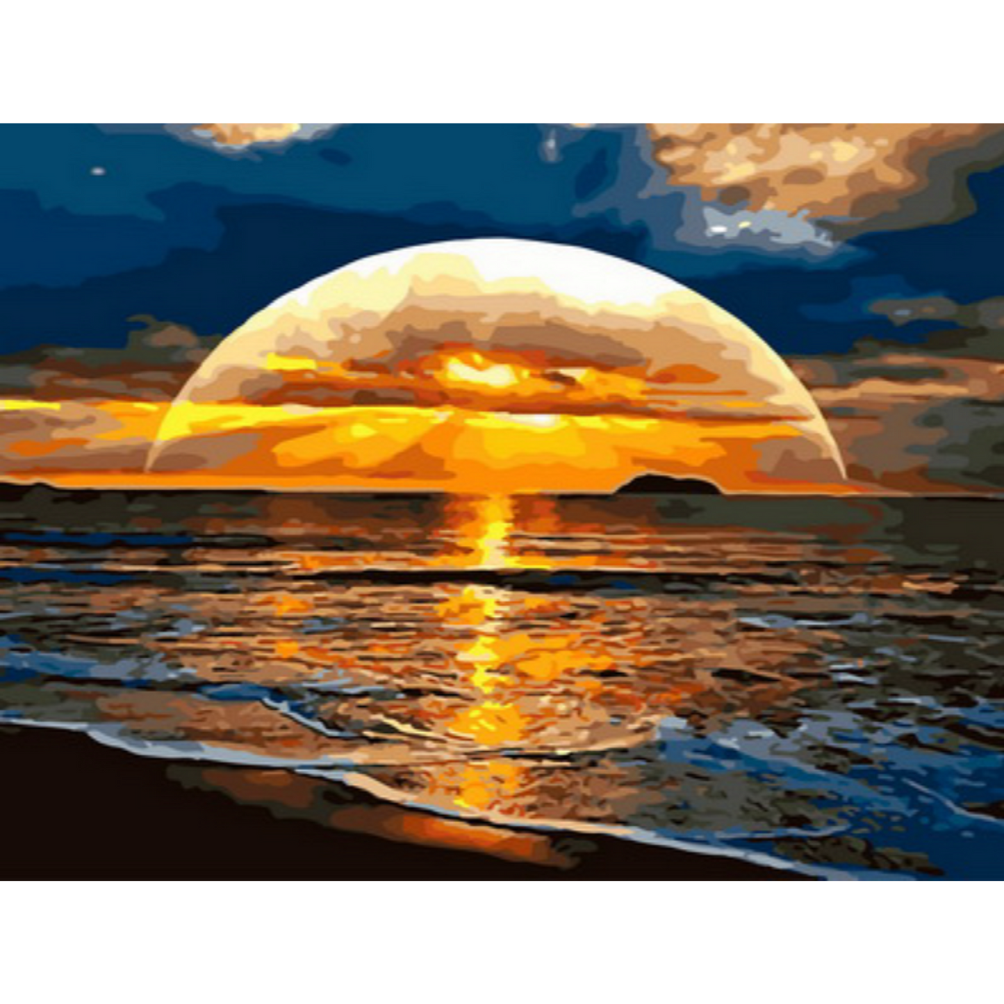 Slika po brojevima 30x40 Magični mesec SKM010