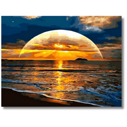 Slika po brojevima 30x40 Magični mesec SKM010