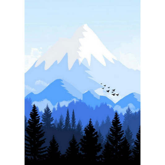 Slika po brojevima 20x30 Osvajanje Everesta  SKS005