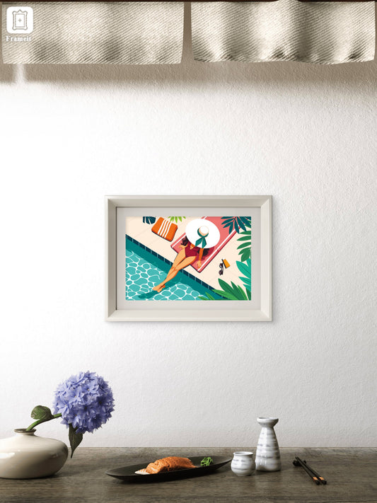 Slika po brojevima 20x30 Na bazenu SKS011