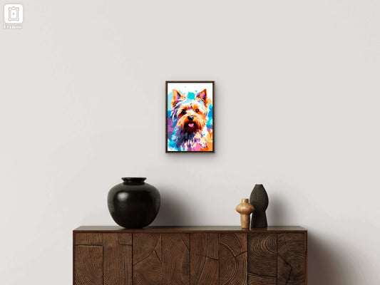 Slika po brojevima 20x30 Šareni jork SKS012