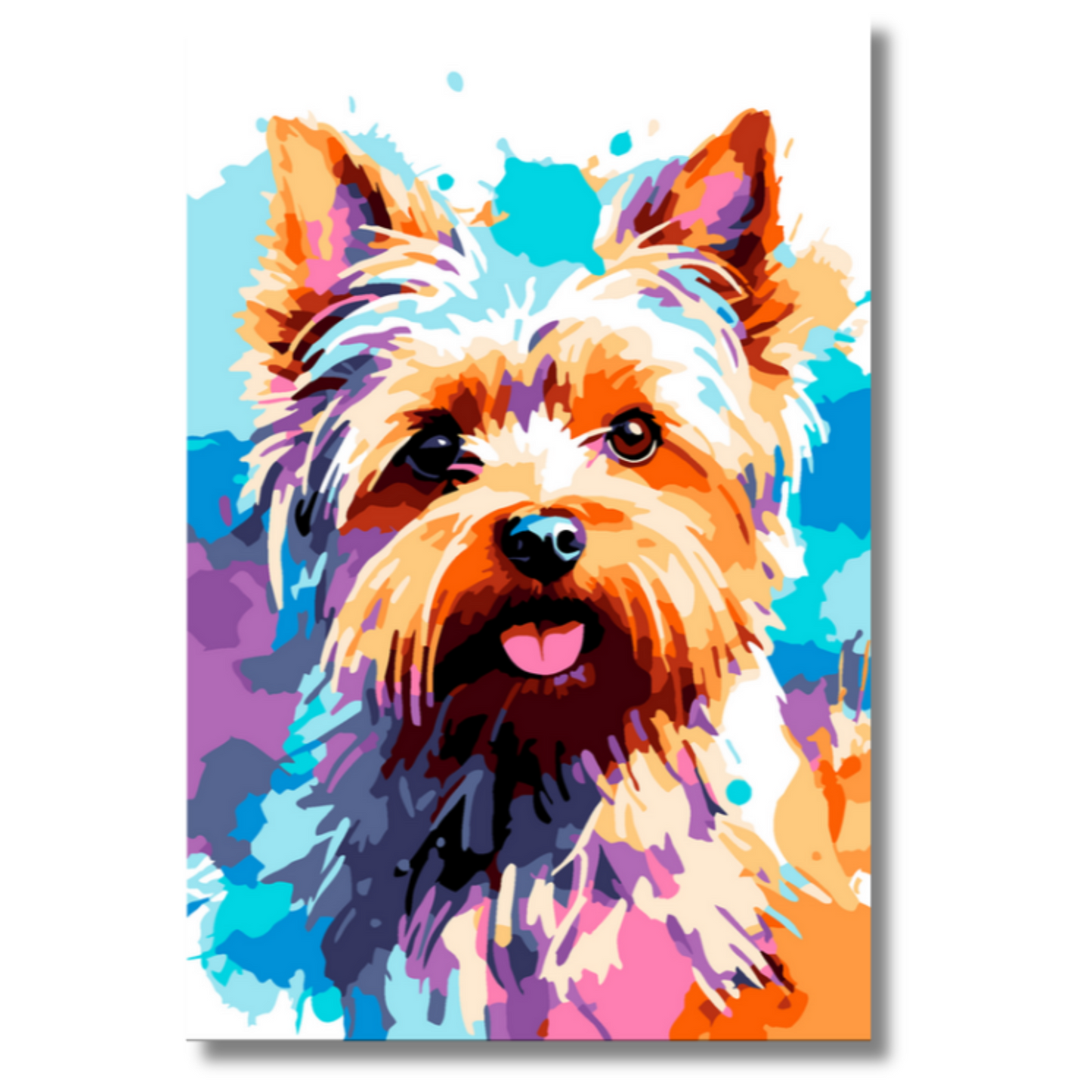 Slika po brojevima 20x30 Šareni jork SKS012