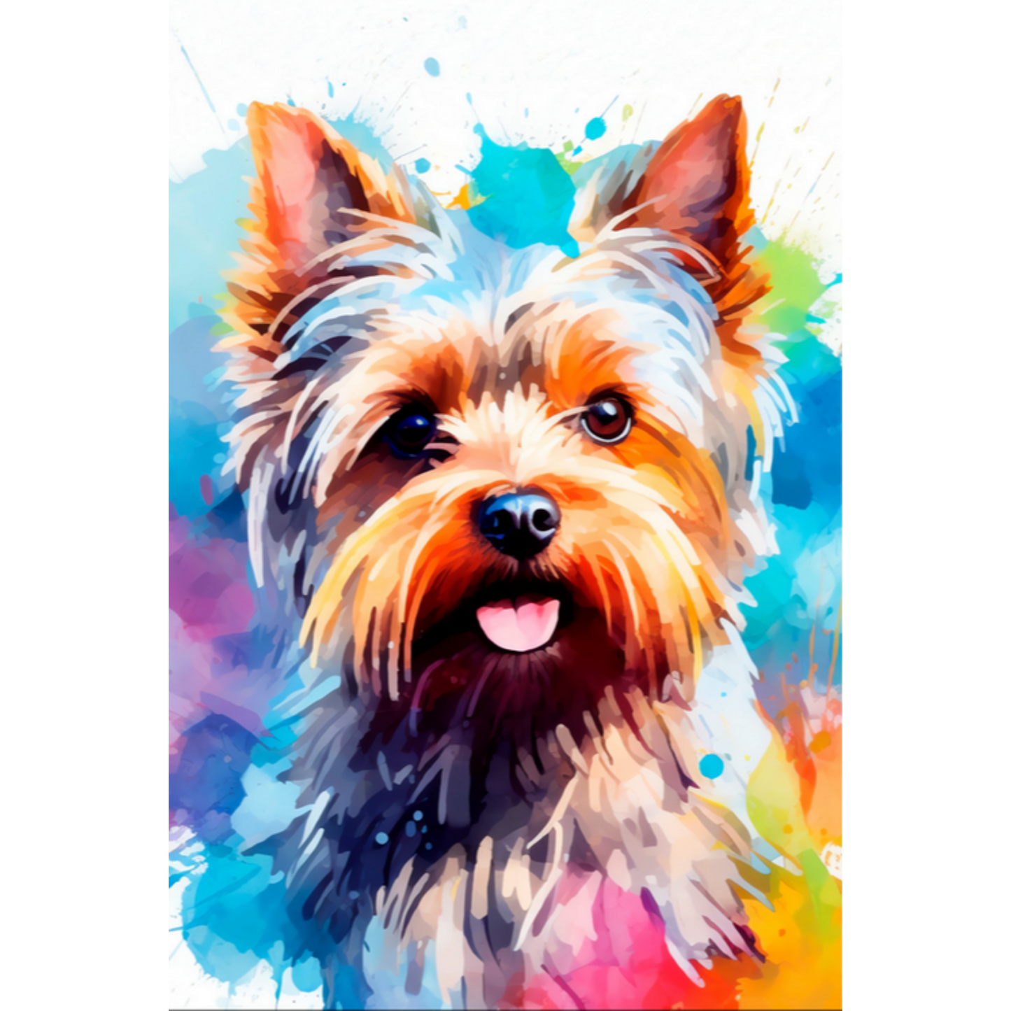 Slika po brojevima 20x30 Šareni jork SKS012