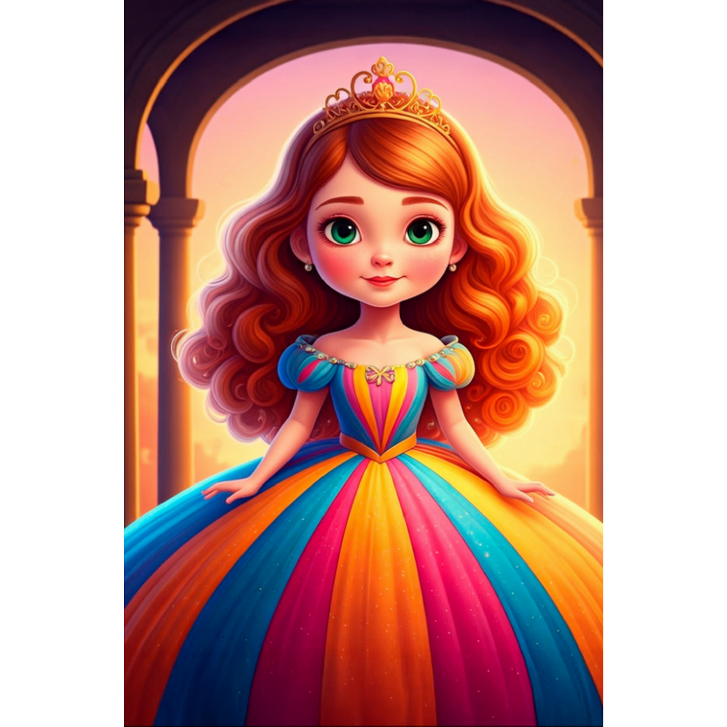 Slika po brojevima 20x30 Princeza SKS023