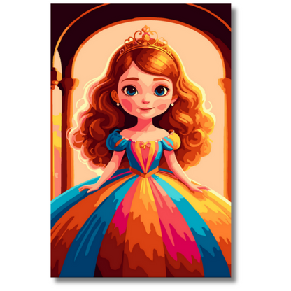 Slika po brojevima 20x30 Princeza SKS023