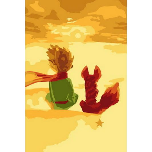 Slika po brojevima 20x30 Mali princ i lisica SKS025