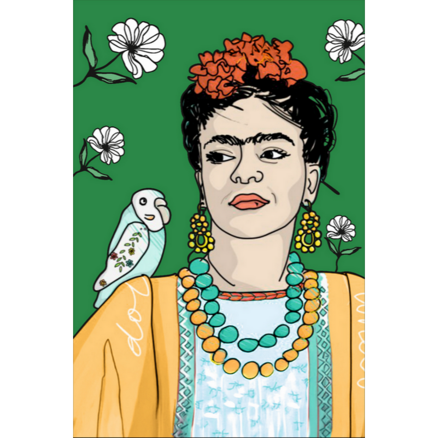 Slika po brojevima 20x30 Frida portret SKS027