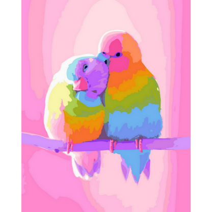 Slika po brojevima 20x30 Golupčići SKS031